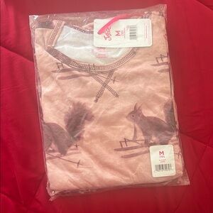 Justice Blush Squirrel Print pajamas NEW
